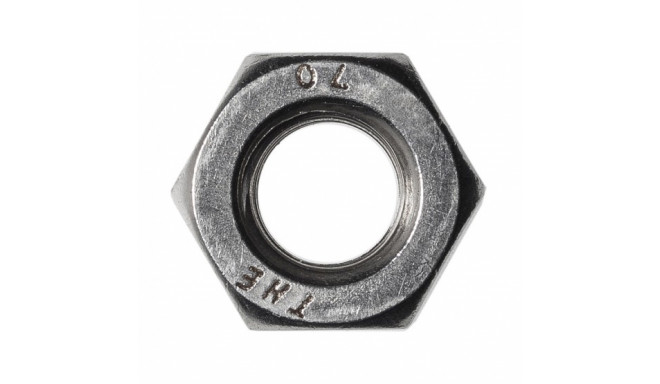 Mutter M10 A2-70 DIN 934 (100/tk karp) roostevaba