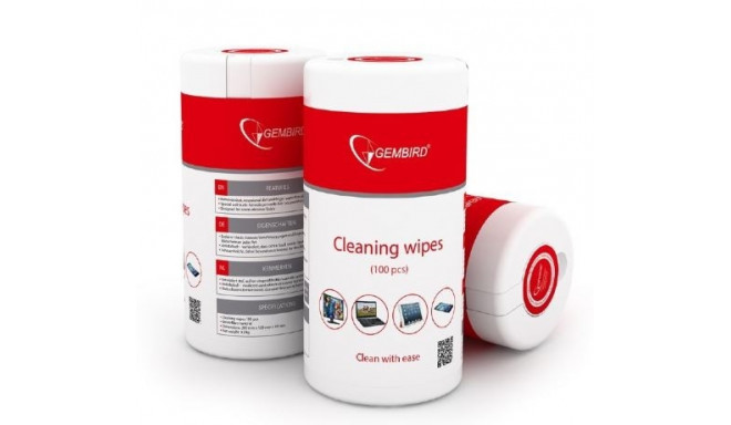 Gembird cleaning wipes 100pcs