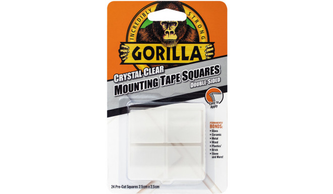 Gorilla teip Mounting Tape Squares 24tk