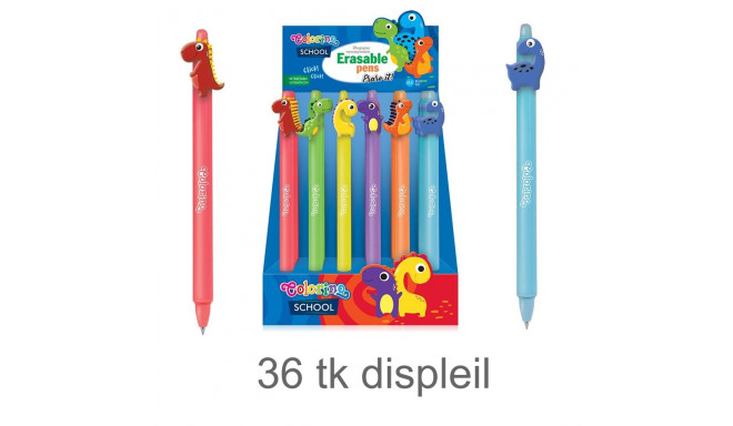 Colorino kustutatav tindipliiats, sinine, Draakon