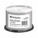 1x50 Verbatim CD-R 80 / 700MB 52x Speed wide silver inkjet