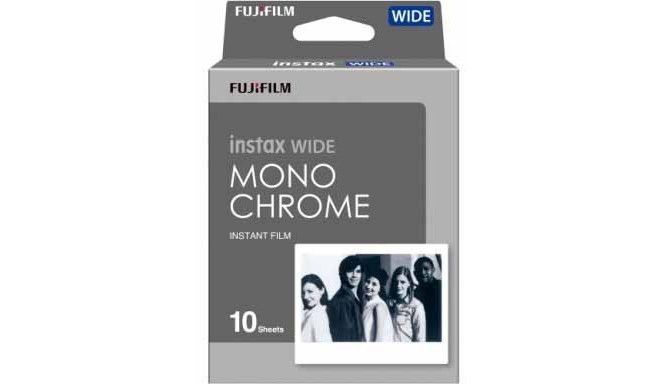 Fujifilm Instax Wide 1x10 Monochrome (срок годности истек)