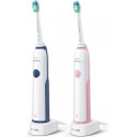 Philips Sonicare CleanCare + HX3212 / 61, electric toothbrush (blue / pink, double pack)