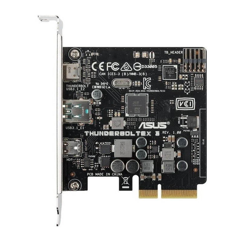 Asus expansion card ThunderboltEX 3 PCI Express 3.0 x4 - Thunderbolt