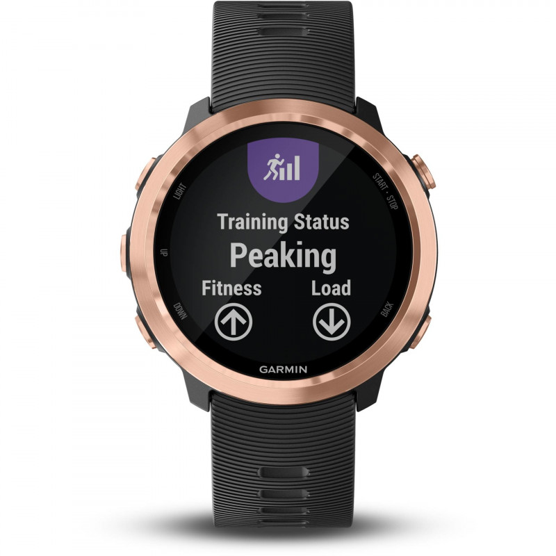 Garmin watch black online rose gold