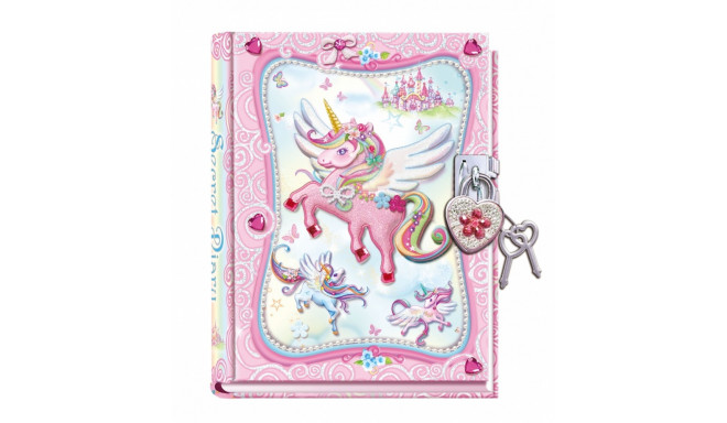 Pulio Pecoware Padlock diary - Unicorn