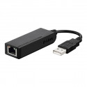 USB 2.0-RJ45 Võrguadapter D-Link DUB-E100 10/100 Mbps Must