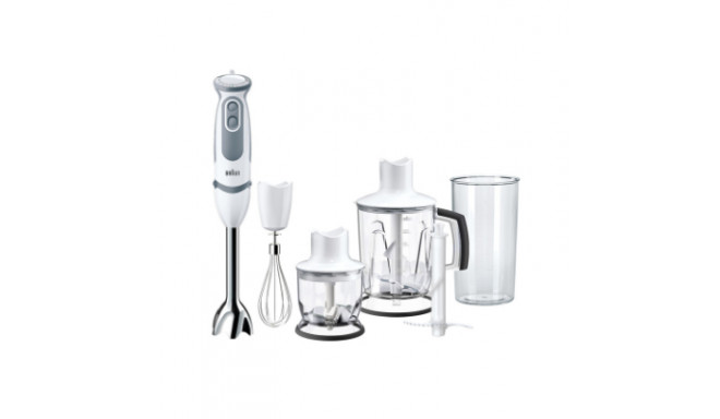 BRAUN MultiQuick 5 Hand blender MQ 5245 Aperitive, 1000W, 21 speeds, Stainless steel blades, White/g