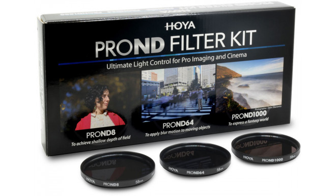Hoya filtrikomplekt Pro ND8/64/1000 77mm