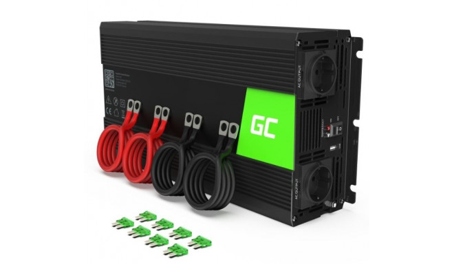 GreenCell konverter 12V - 230V 3000W/6000W