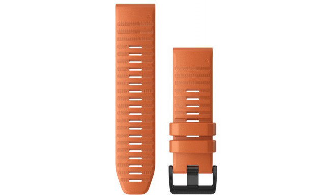 Garmin watch strap QuickFit 26mm, ember orange silicone