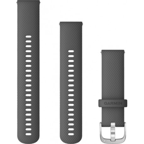 Garmin ремешок для часов Quick Release 22 мм, серый/серебристый
