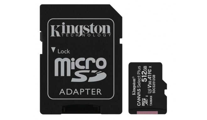 microSD 512GB Canvas Select Plus 100/85MB/s