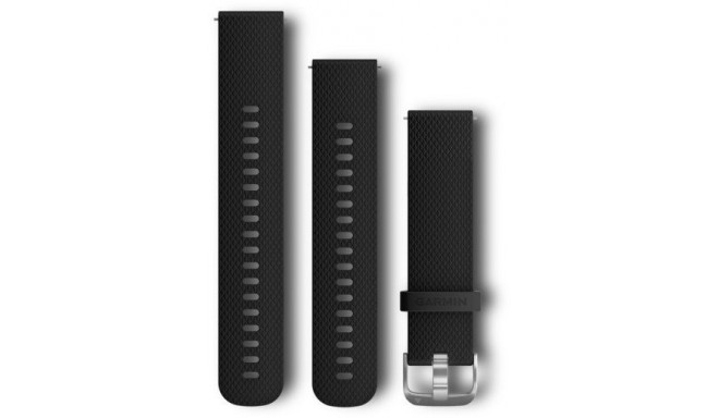 Garmin watch strap Quick Release 20mm, black/silver