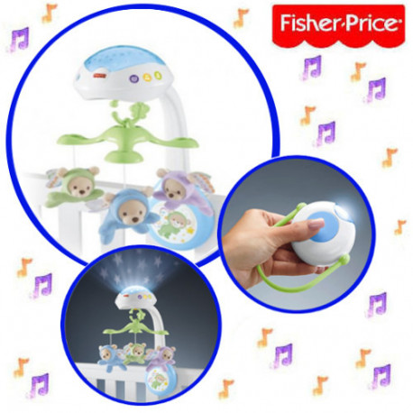 Mattel FISHER PRICE Karuzela z misiami