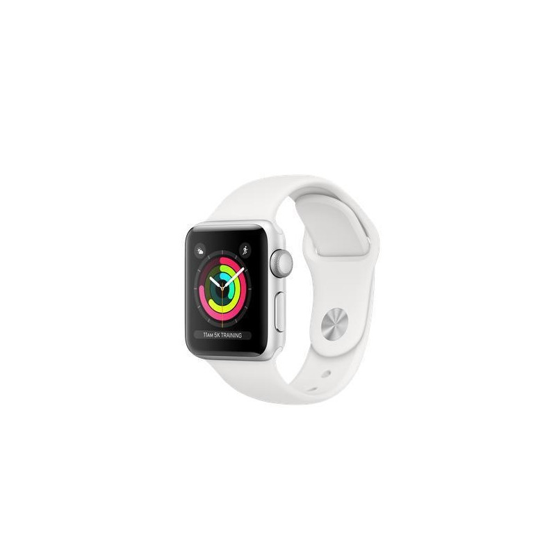 SMARTWATCH SERIES3 38MM ALUMIN/SILVER/WHITE SPORT MTEY2 APPLE