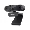 Veebikaamera Sandberg USBWebcam Pro 1080P FullHD 1920x1080@30fps 5MPix black/must USB2.0 kaabel 1.2m