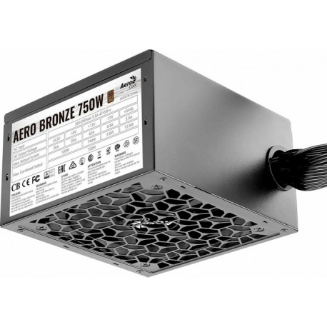Aerocool toiteplokk AERO 80+ bronze 750W ATX ACPB-AR75AEC.11