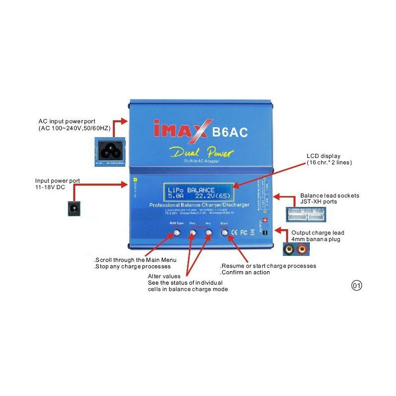 Skyrc imax b6 схема