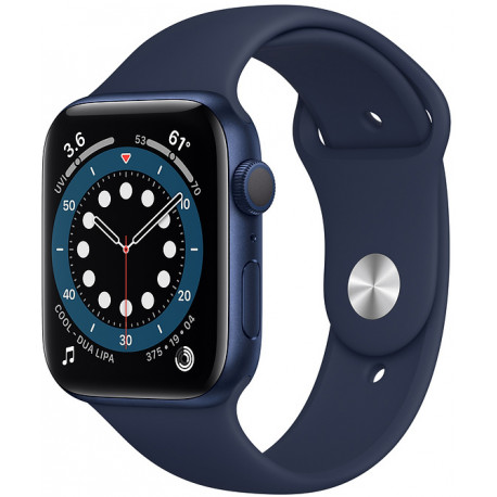 Apple Watch 6 GPS 44mm Sport Band, blue/deep navy