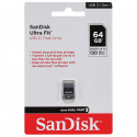 SanDisk mälupulk 64GB Cruzer Ultra Fit USB 3.1 (SDCZ430-064G-G46)