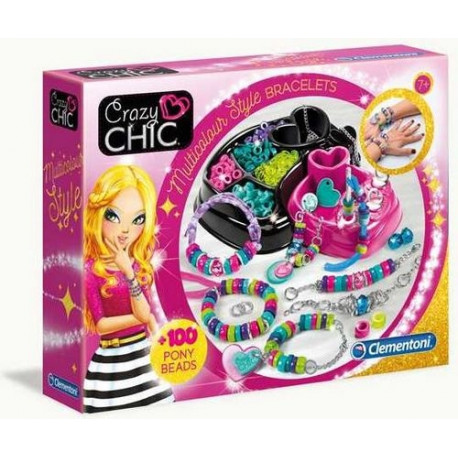 Clementoni Clementoni CRAZY CHIC - KOLOROWE BRANSOLETKI