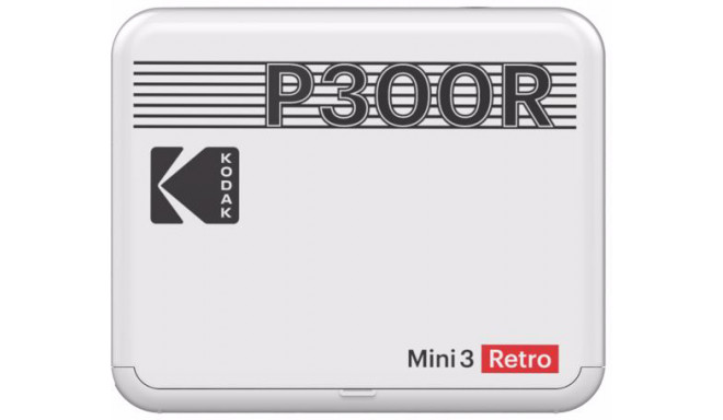 Kodak photo printer Mini 3 Plus Retro, white