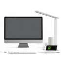 Platinet desk lamp with wireless charger PDL081W 18W QI, white (45244)