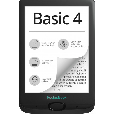PocketBook Basic 4, черный
