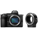 Nikon Z5 kere + objektiivi adaper FTZ
