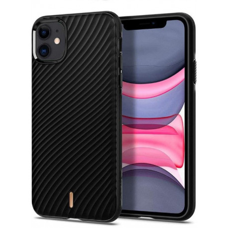 Spigen kaitseümbris Ciel Wave Shell Apple iPhone 11, must