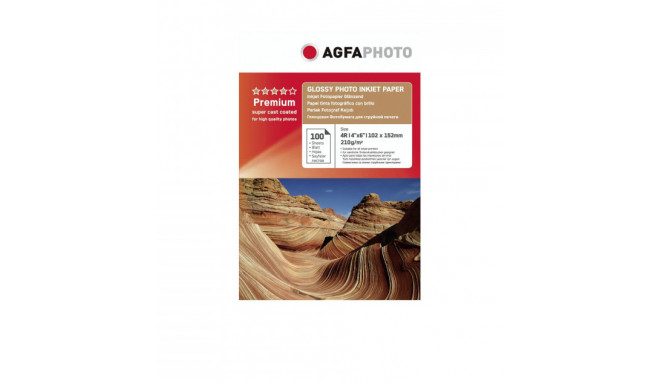 Agfaphoto photo paper 10x15 Glossy 210g 100 sheets