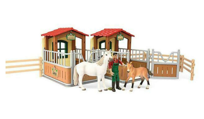 Schleich toy set Farm World Visit The Open Stall