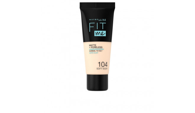 MAYBELLINE FIT ME! Foundation matte+poreless #104-soft ivory