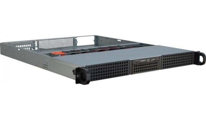 Inter-Tech 1U 10255, server housing (black, 1 height unit)