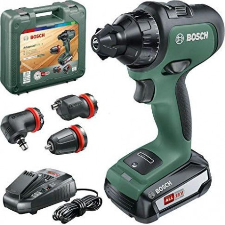 Bosch cordless drill driver AdvancedDrill 18, 18Volt (green / black, Li-ion battery 2.5Ah)