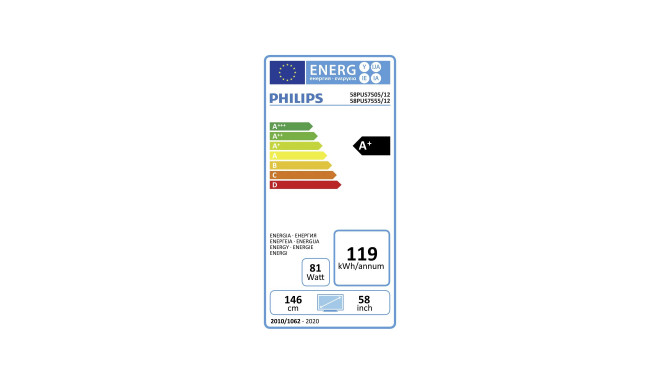 Philips televiisor 58" 58PUS7505/12