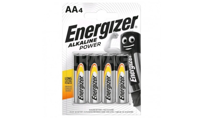 Energizer LR06-4BB Alkaline Power AA (LR6) BLISTER PACK 4PCS