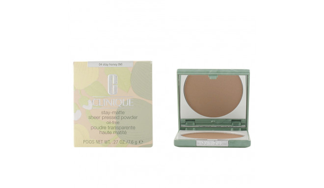 CLINIQUE STAY MATTE SHEER powder #04-stay honey 7,6 gr