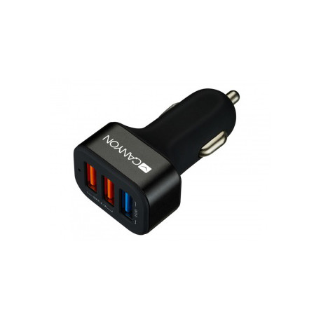 Canyon зарядное устройство для автомобиля 3xUSB CNE-CCA07