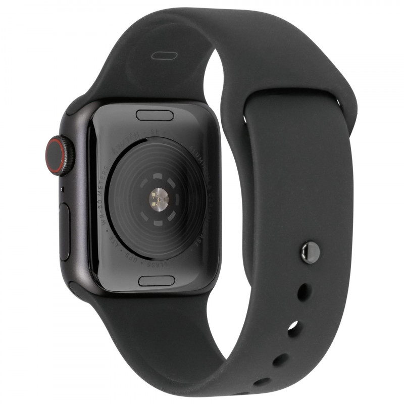 apple watch se 44mm gps space grey black band