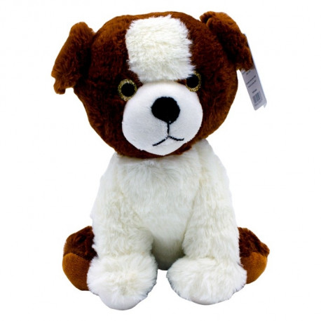 Axiom Plush Maksiu Dog braun and white 23 cm