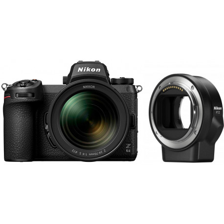 Nikon Z6 II + 24-70mm f/4 S + адаптер для объектива FTZ