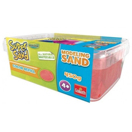 Goliath кинетический песок Super Sand, красный