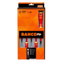 Electrician insulated screwdrivers set 7 pcs BahcoFit PH1/2+slotted SL3/4/5,5 1000V VDE