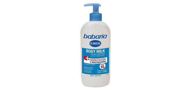 BABARIA CLINICAL SPF15 leche corporal hidratante & protectora 400 ml