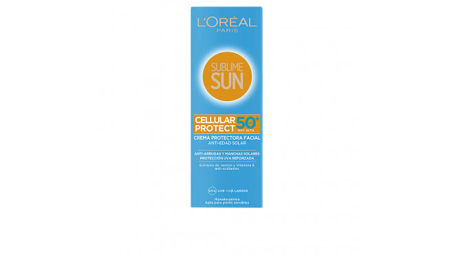 L'ORÉAL PARIS SUBLIME SUN facial cellular protect SPF50 75 ml