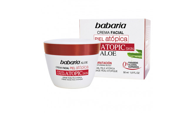BABARIA PIEL ATOPICA aloe vera crema facial 0% 50 ml