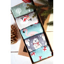 SOKISAHTEL JOY Christmas gift box with 5 pairs of socks 36-40, 40-45
