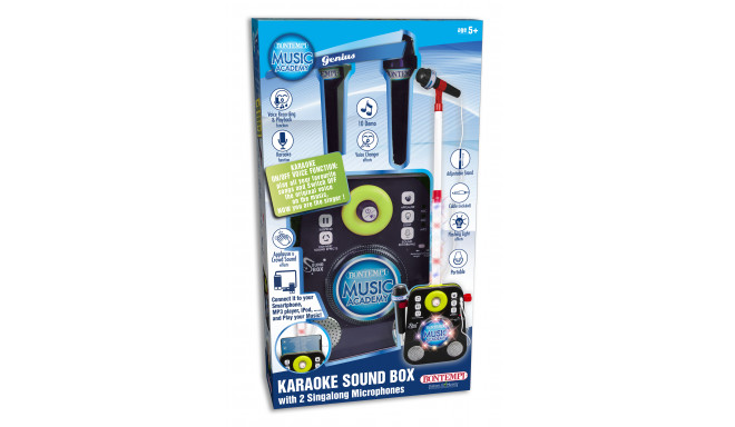 BONTEMPI karaoke sound box +2 microphones, 42 5030